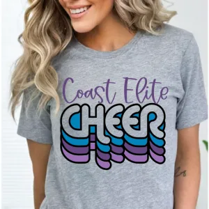 COAST Elite Stacked Tee | Sweatshirt