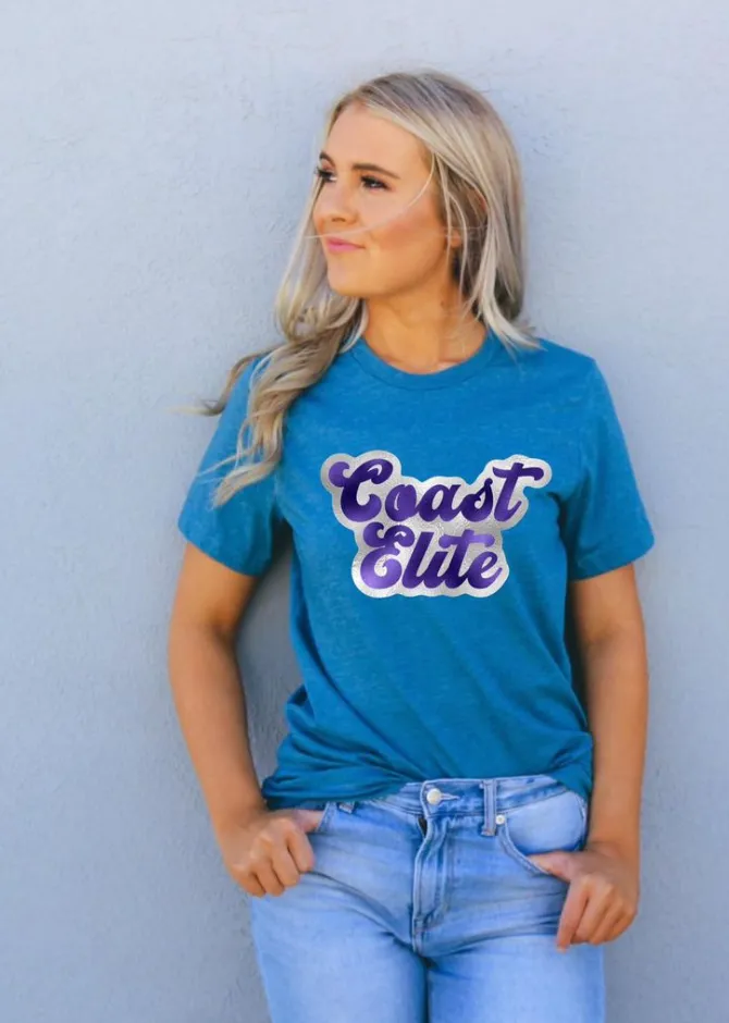 COAST Faux Foil Tee