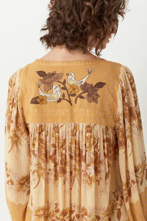 Coco Lei Blouse - Caramel