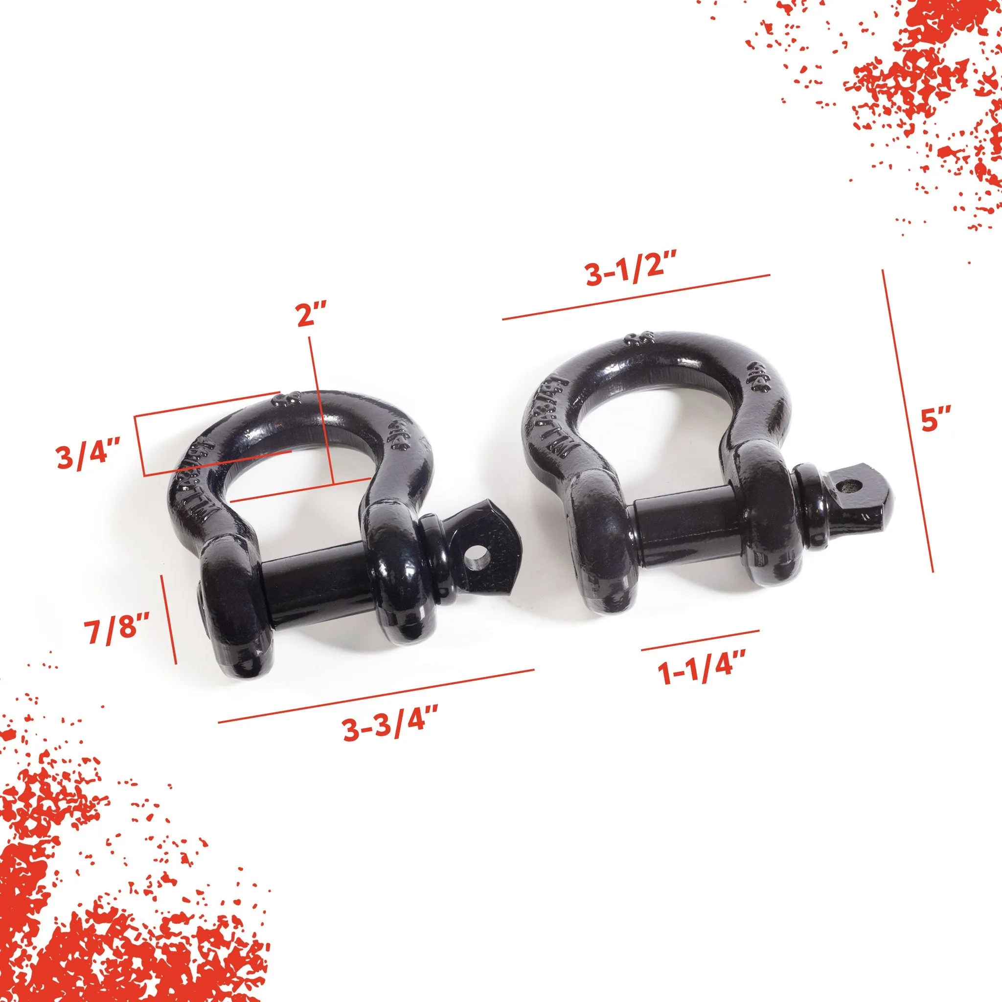 Complete Recovery Kit - 30ft Tow Strap & Shackle Kit