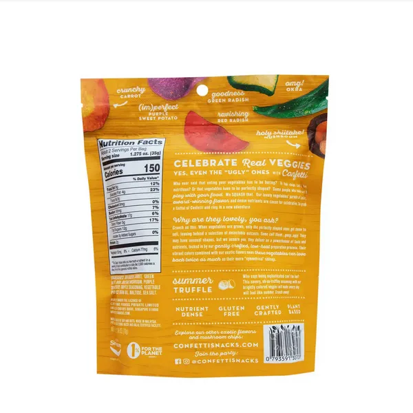 Confetti Lovely Veggie Chips - Summer Truffles