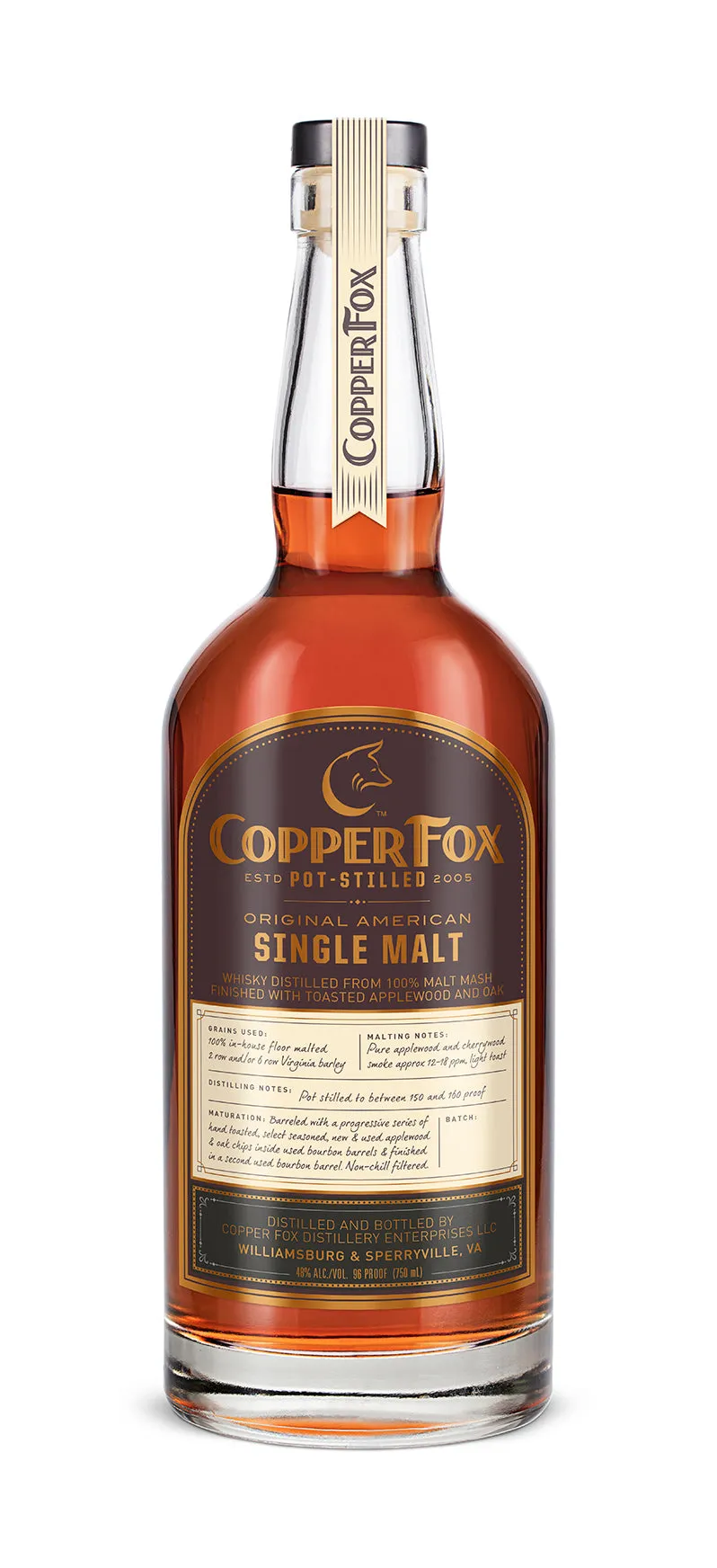 COPPER FOX Original American Single Malt 750 ml
