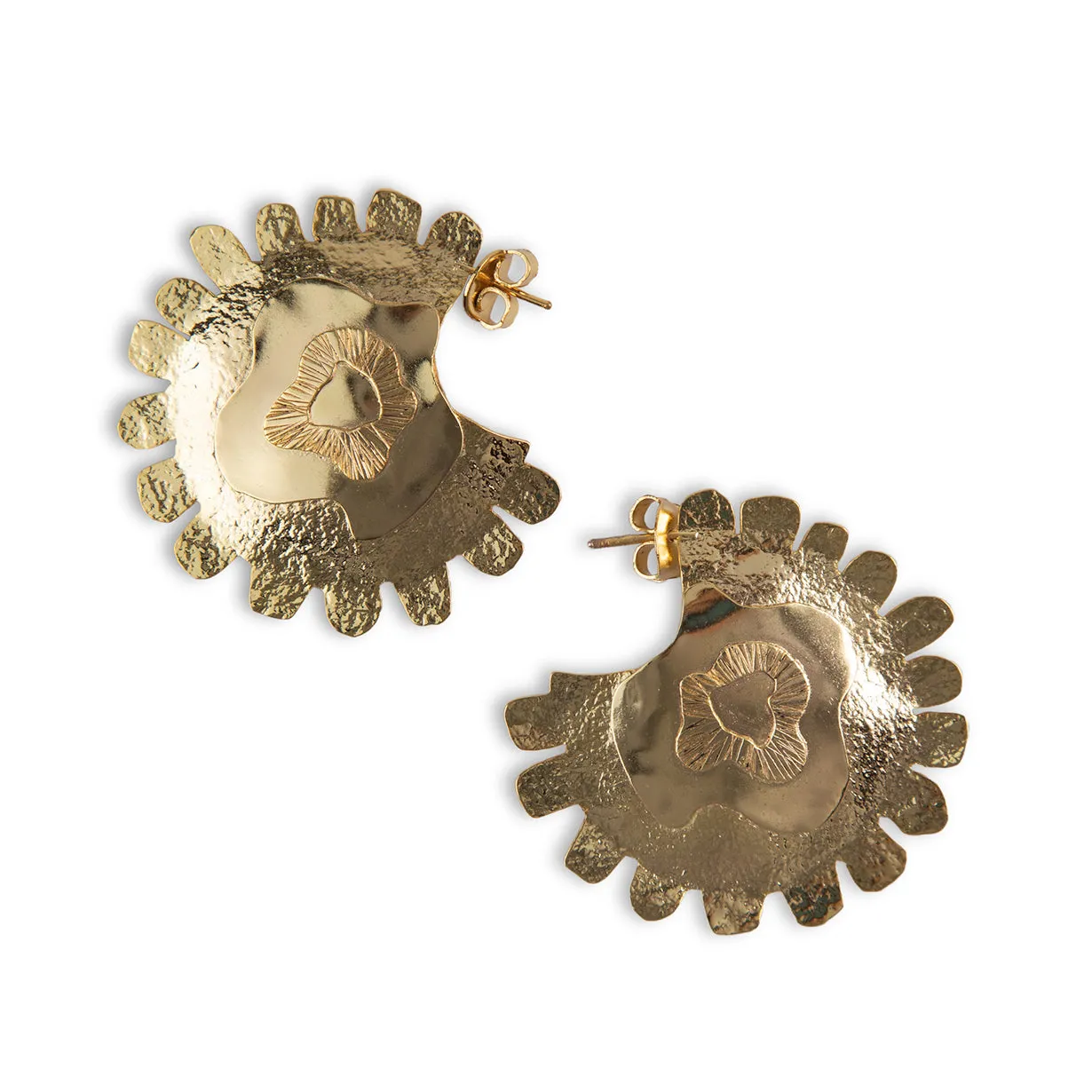 Coral Zoanthid Earring - Large