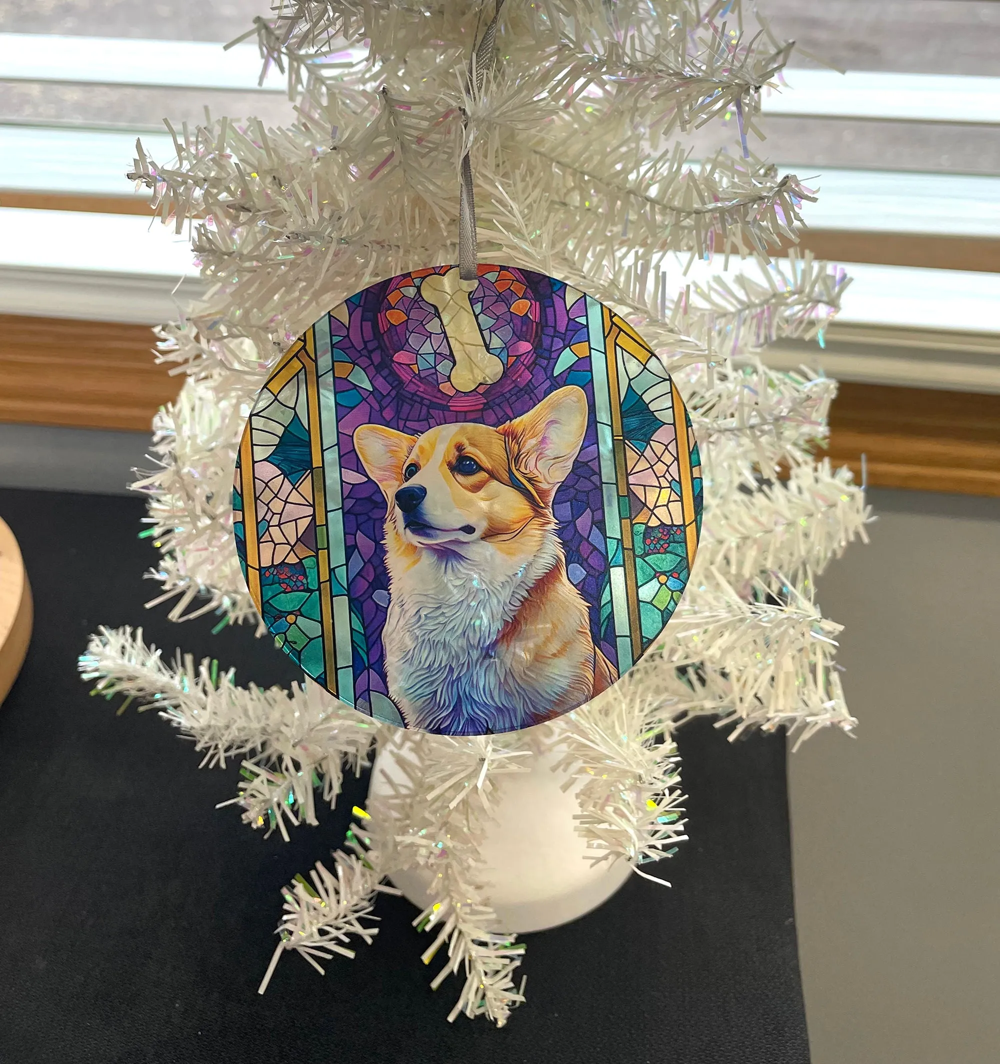 Corgi, Acrylic Window Ornament #SC233