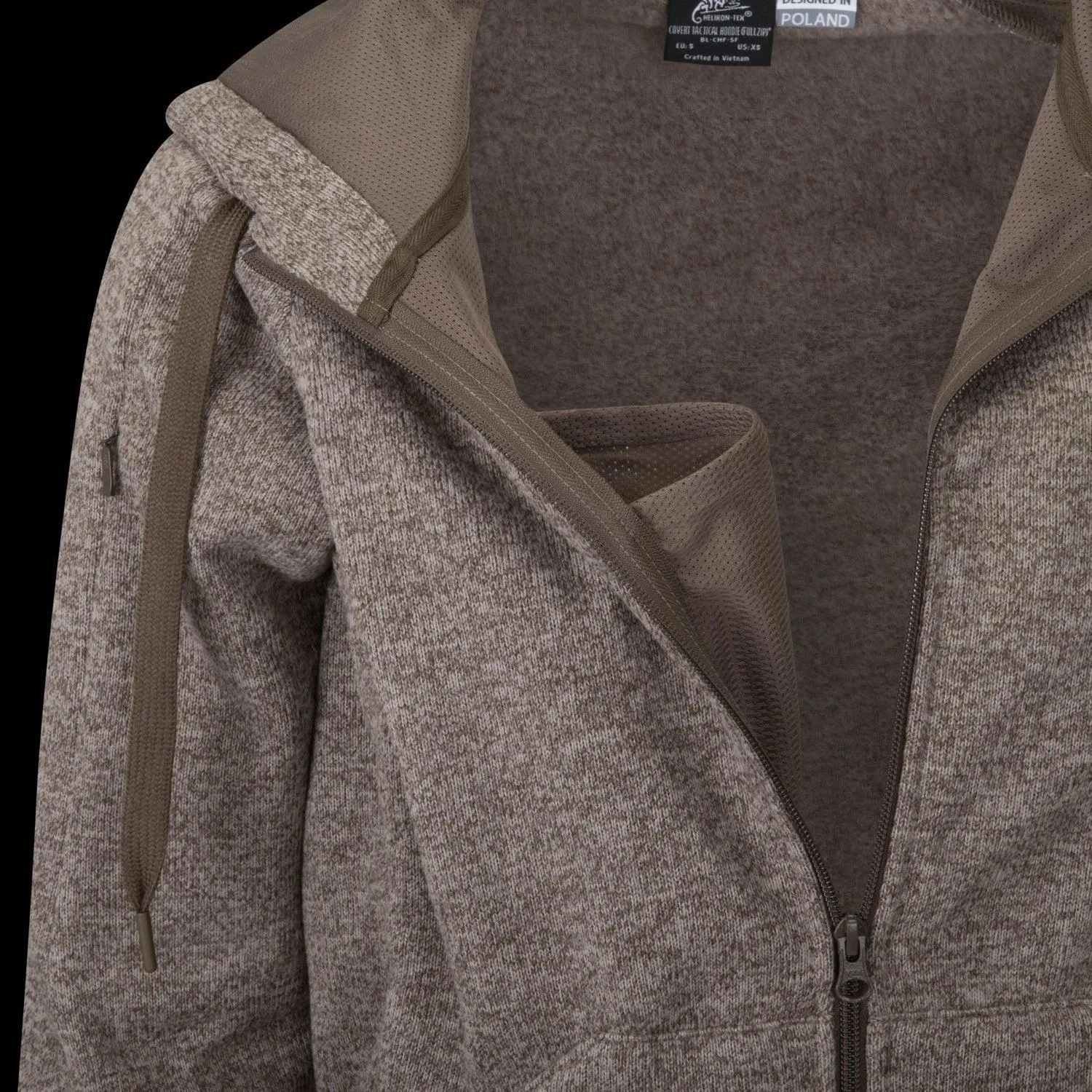 Covert Tactical Hoodie (FullZip) - Melange Blue