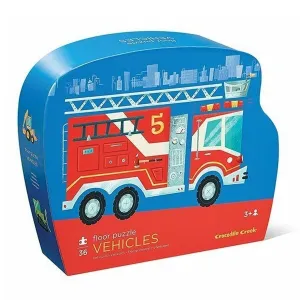 Crocodile Creek 36-Piece Floor Puzzle (Vehicles)
