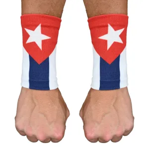 Cuba Flag Wrist Support Sleeves