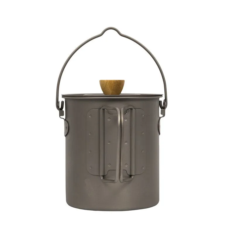 CUMA GEAR Titanium Hang Pot med Kaffe Filter Stempel - 750 ml
