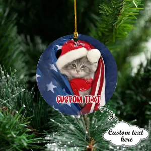 Custom Ornament - Lovely Cat - Fuly22
