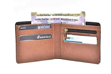Customized Men's Wallet and Eyewear Case - Tan