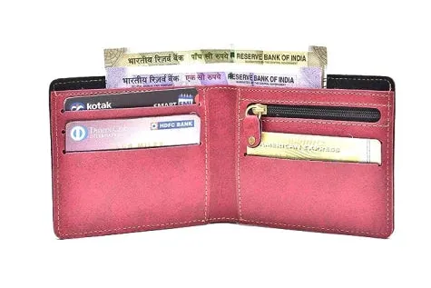 Customized Men's Wallet and Eyewear Case - Wine