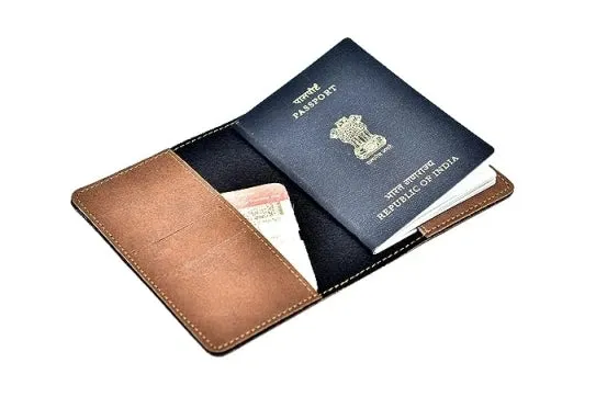 Customized with Name and Charm Men's 2 Pcs Travel Combo - Tan