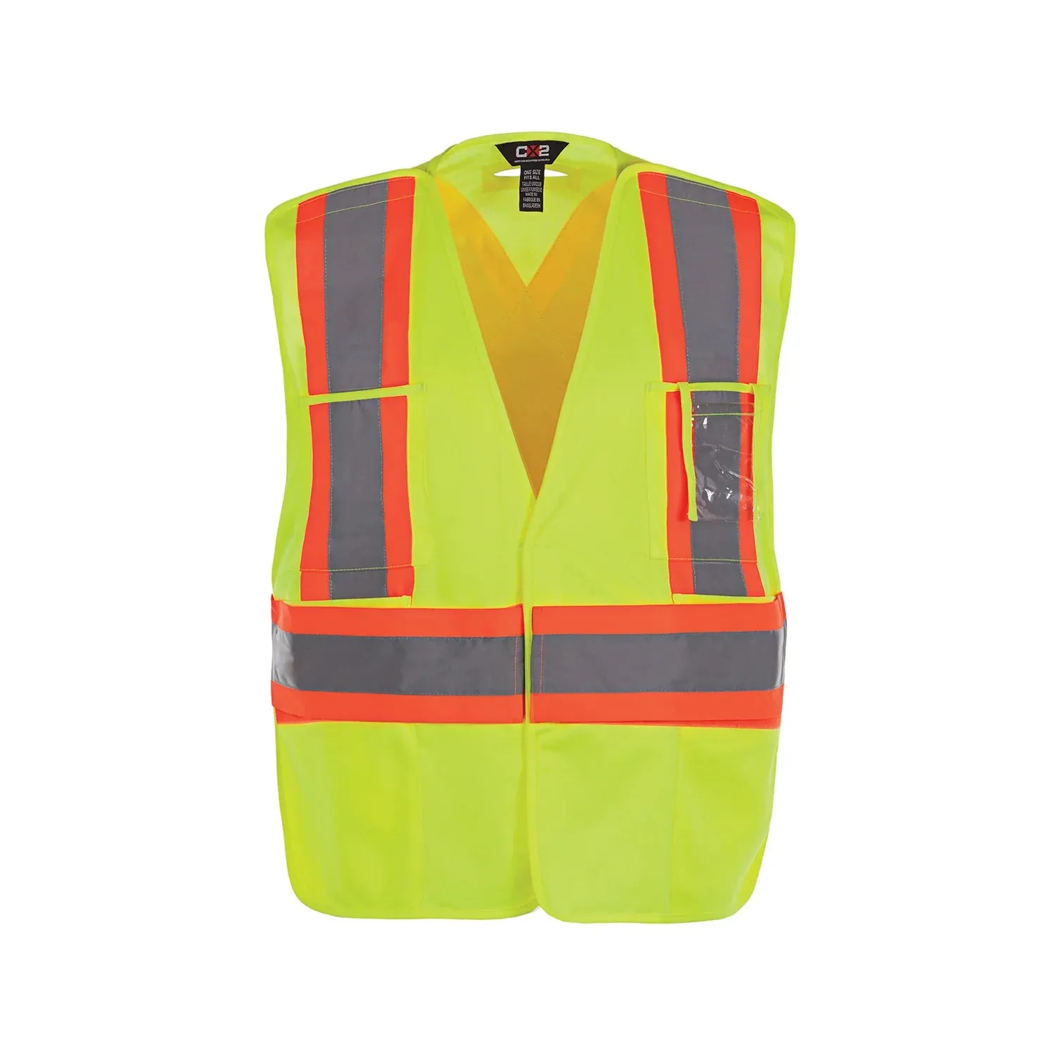 CX2 Protector – One Size Hi-Vis Safety Vest - Style L01170
