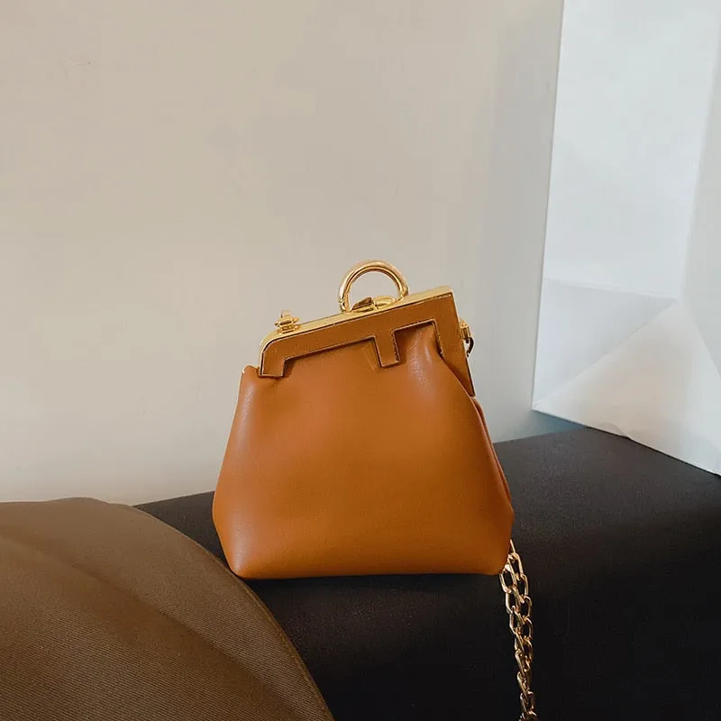 Cyflymder New In Trend Pretty Pouch PU Leather Crossbody Bags Women Brand Luxury Shoulder Handbags Kawaii Totes Long Belt Clutch