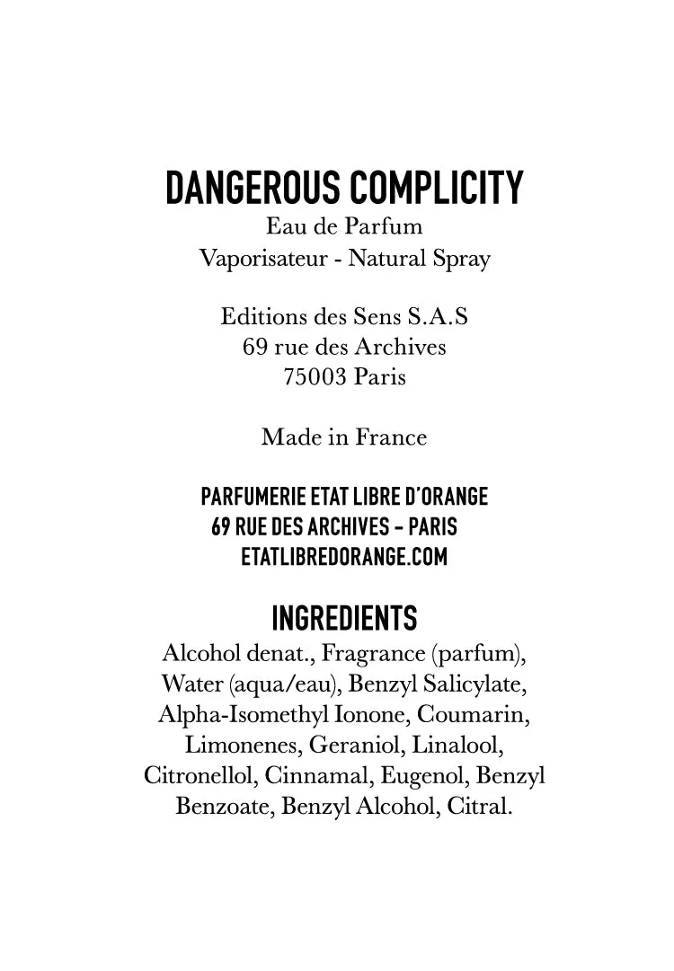 DANGEROUS COMPLICITY