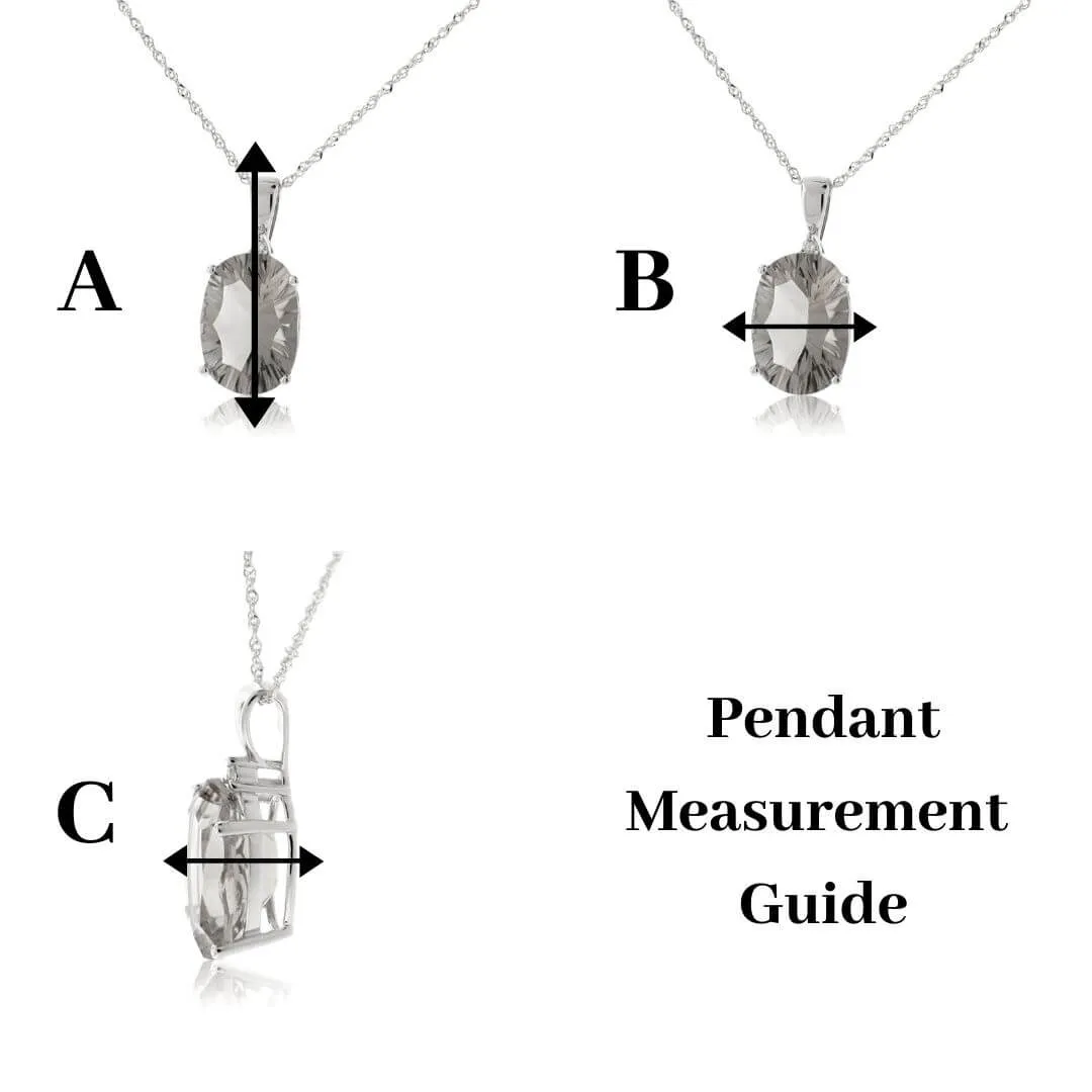 Diamond Fish Pendant