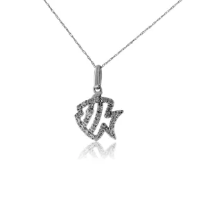 Diamond Fish Pendant