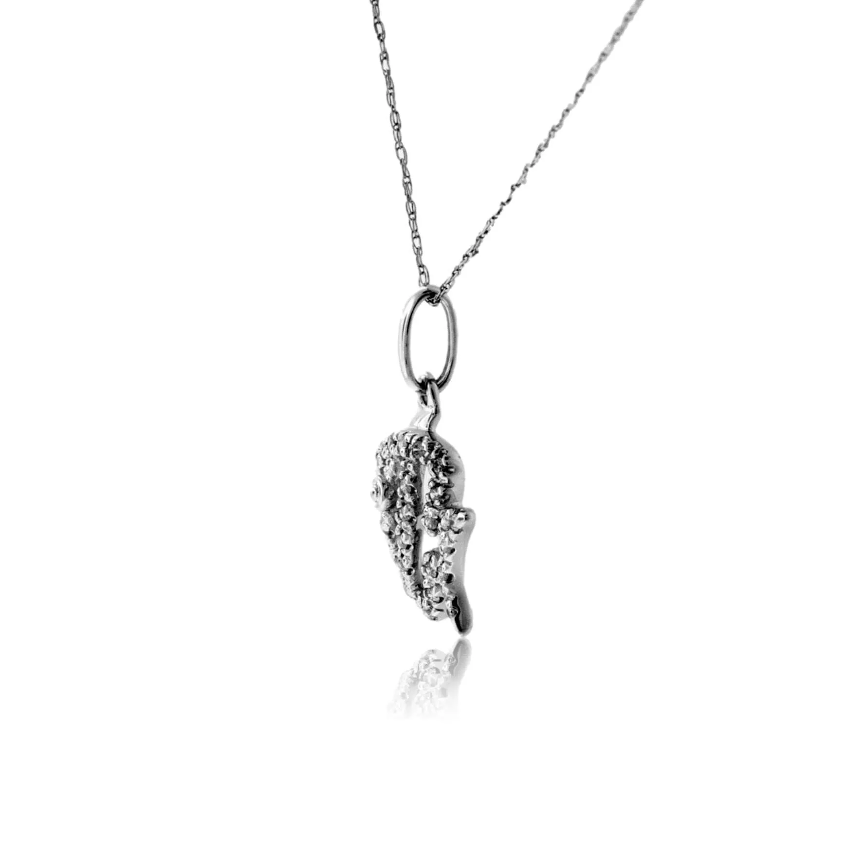 Diamond Fish Pendant