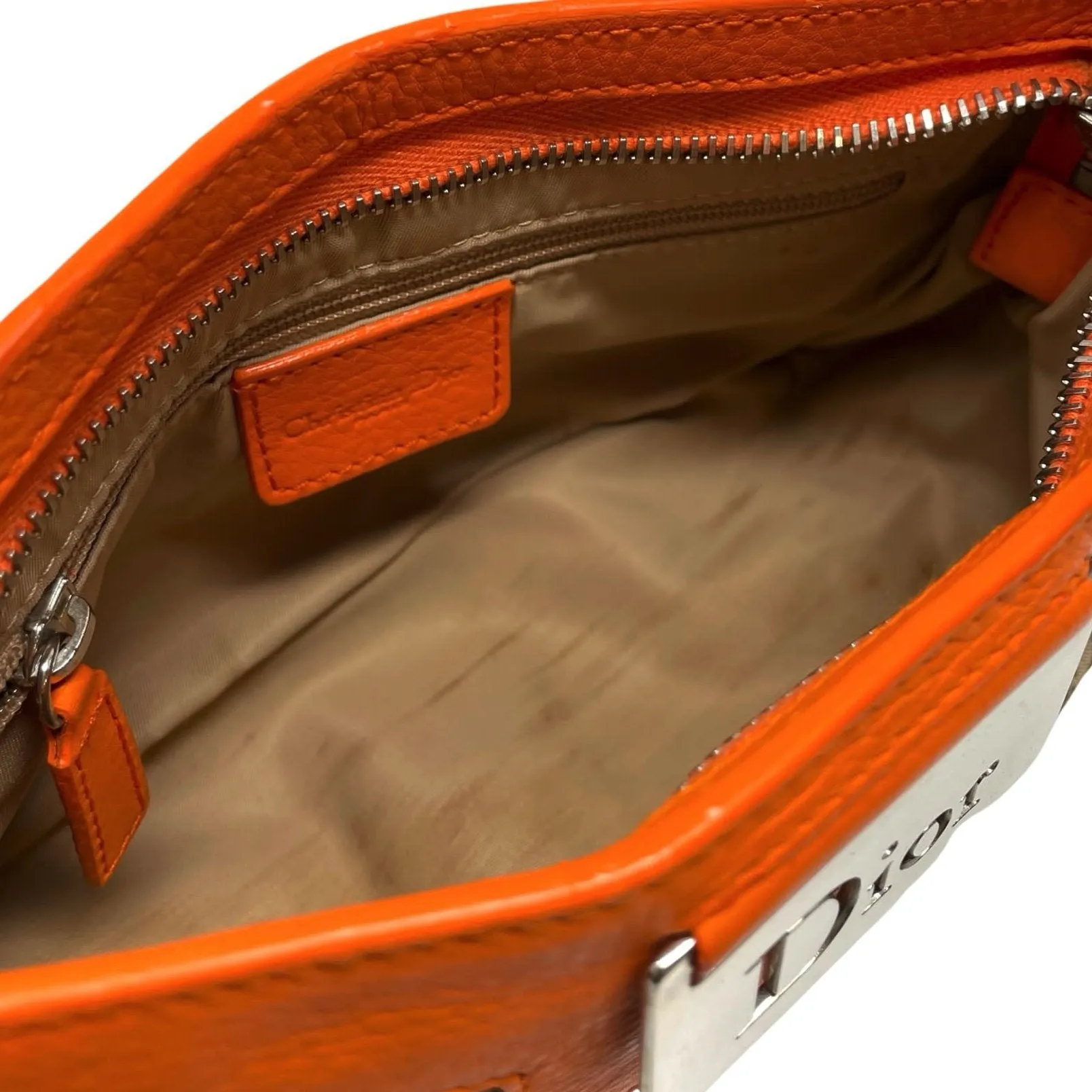 Dior Orange Logo  Mini Bag