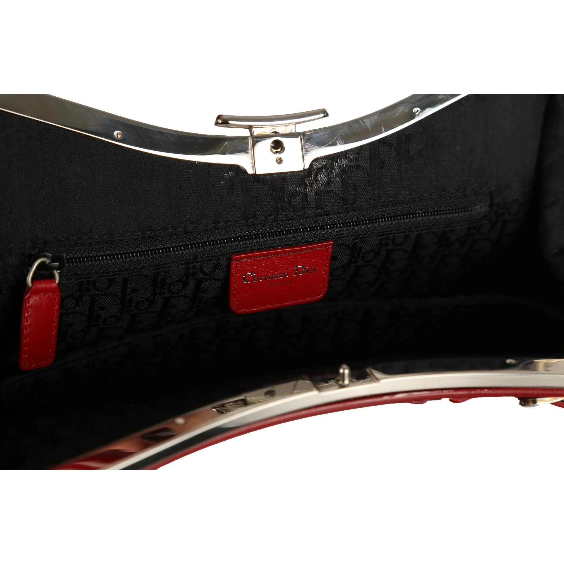 Dior Red Bondage Bag