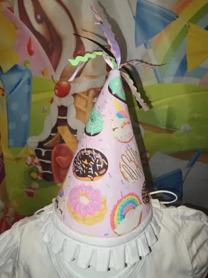 Donut Themed Sweet Birthday Party Hat