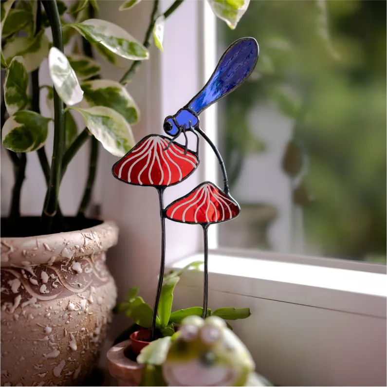 Dragonfly Garden Stake