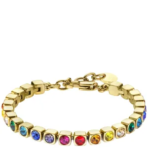 Dyrberg Kern Cory Gold Bracelet - Rainbow