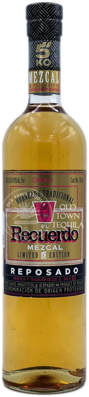 El Recuerdo El Recuerdo Mezcal 5" KO Limited Edition Reposado 750 ml