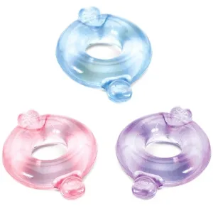 Elastomer Blue Purple Pink Set