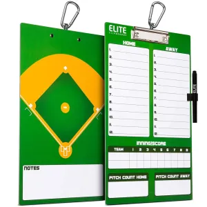 Elite Dry Erase Baseball Coaches Clipboard