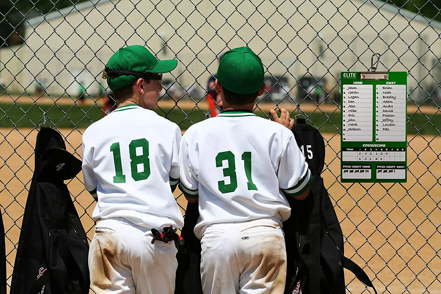 Elite Dry Erase Baseball Coaches Clipboard