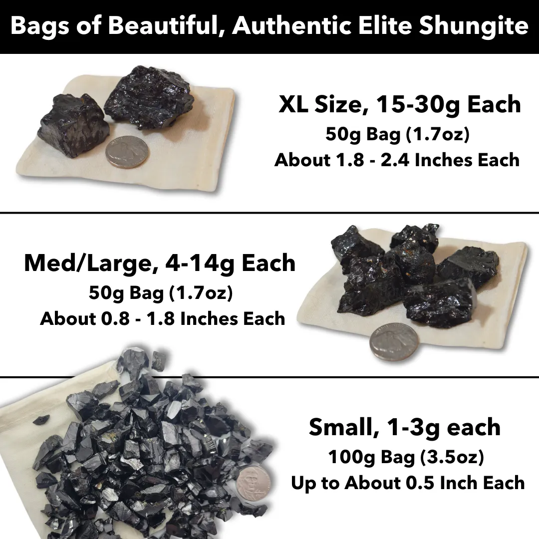 Elite Shungite Rocks for Water Purification