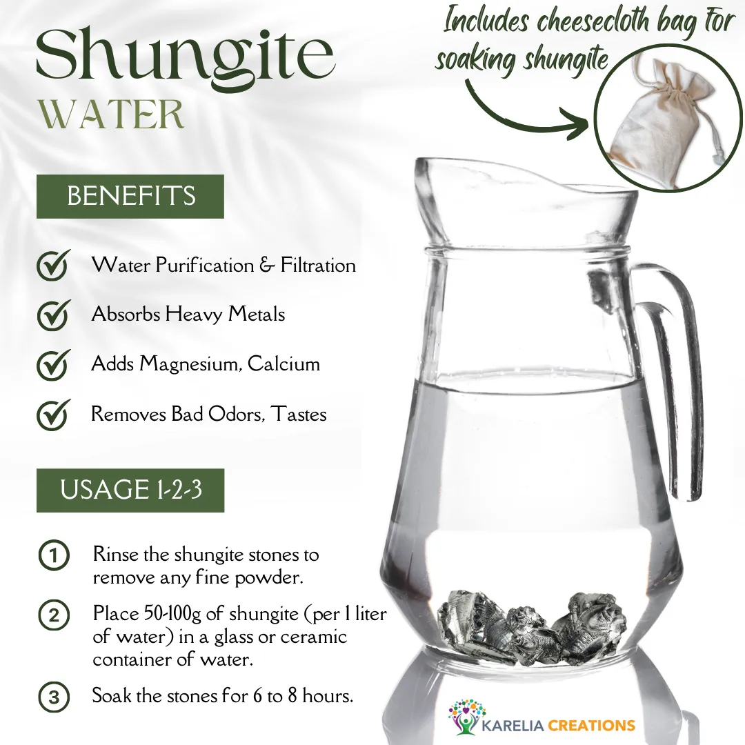 Elite Shungite Rocks for Water Purification