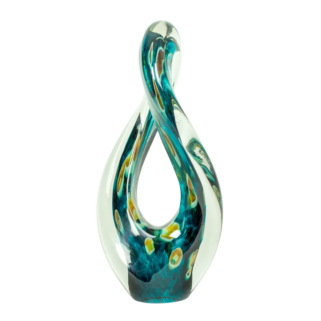 Emerald Ocean Mobius Sculpture