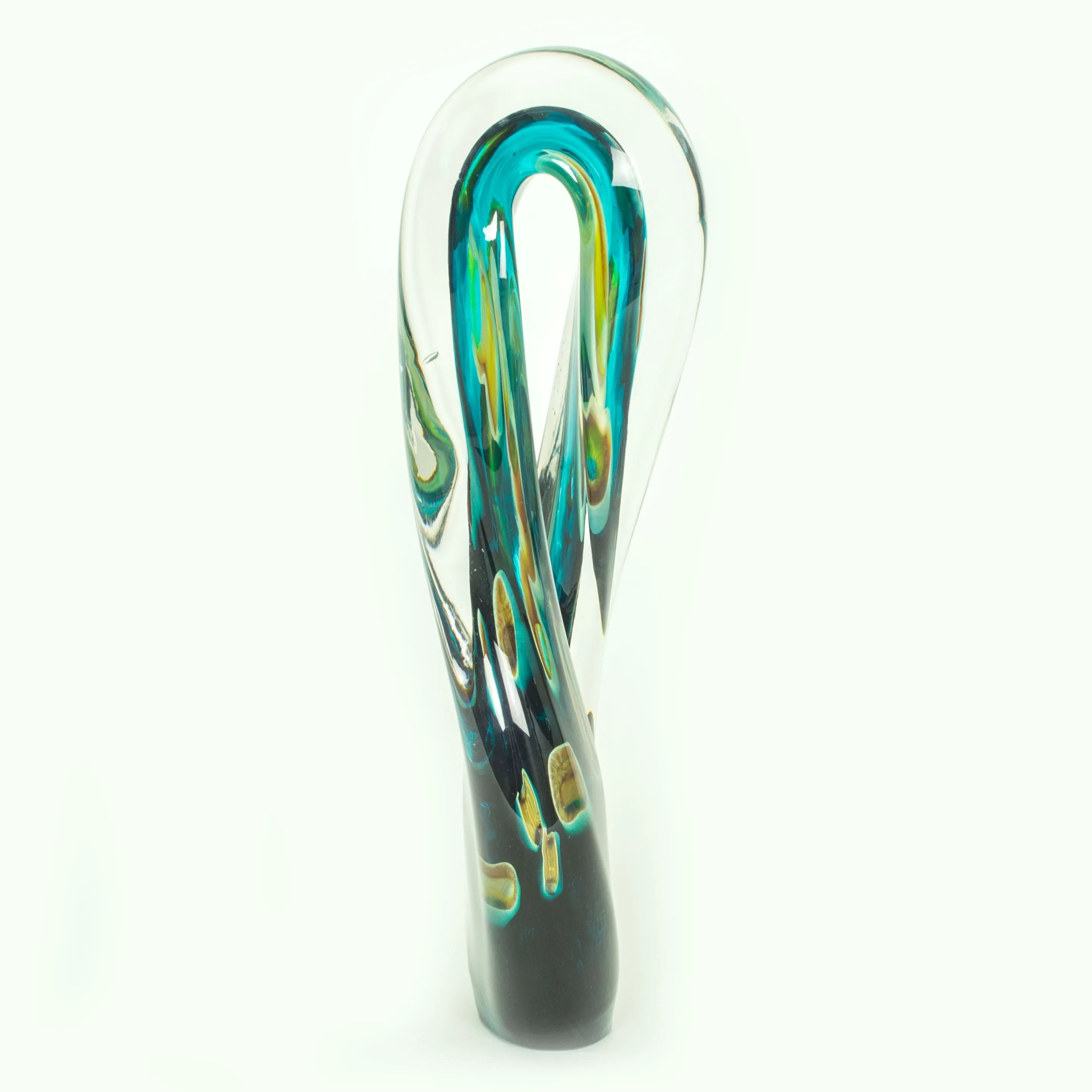 Emerald Ocean Mobius Sculpture