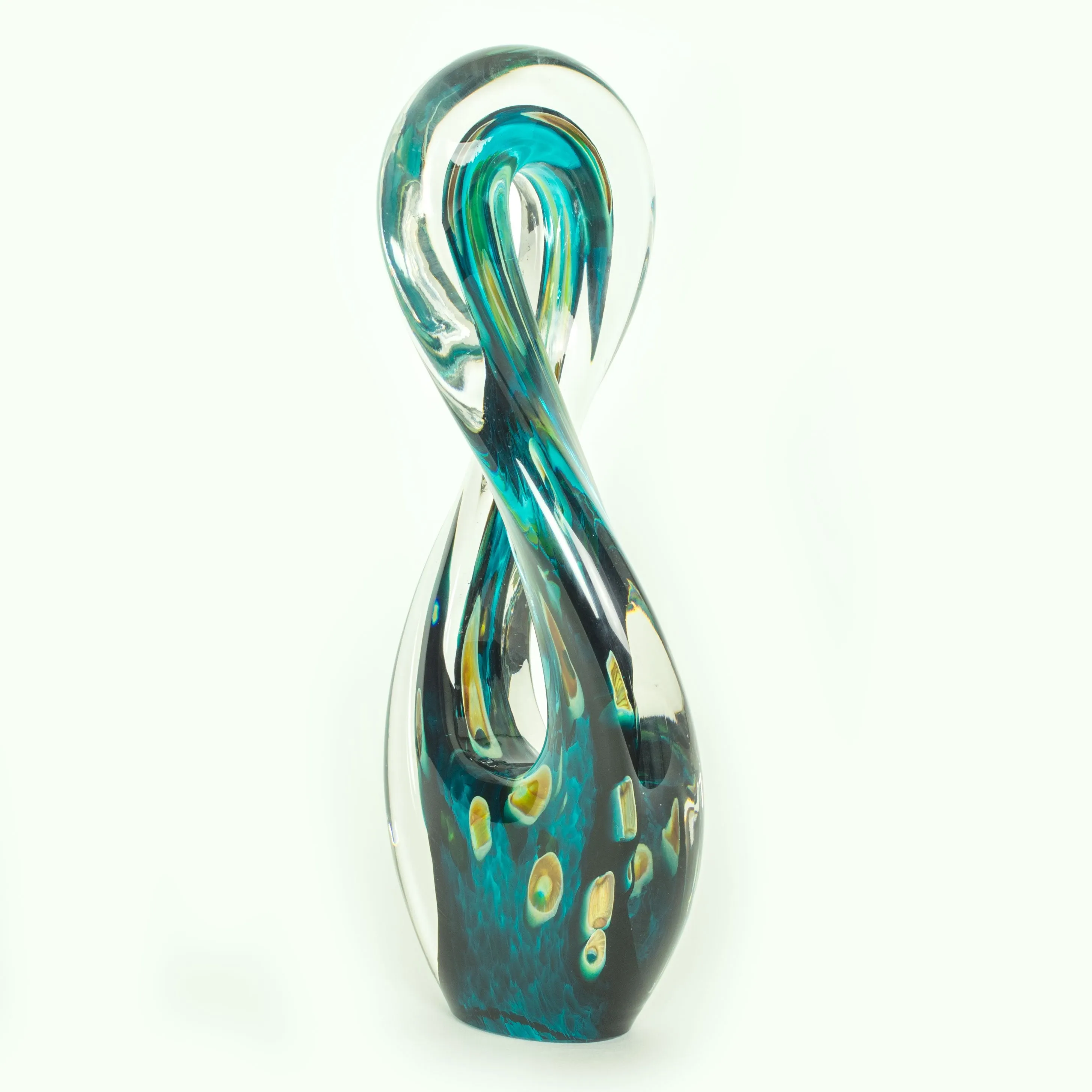 Emerald Ocean Mobius Sculpture