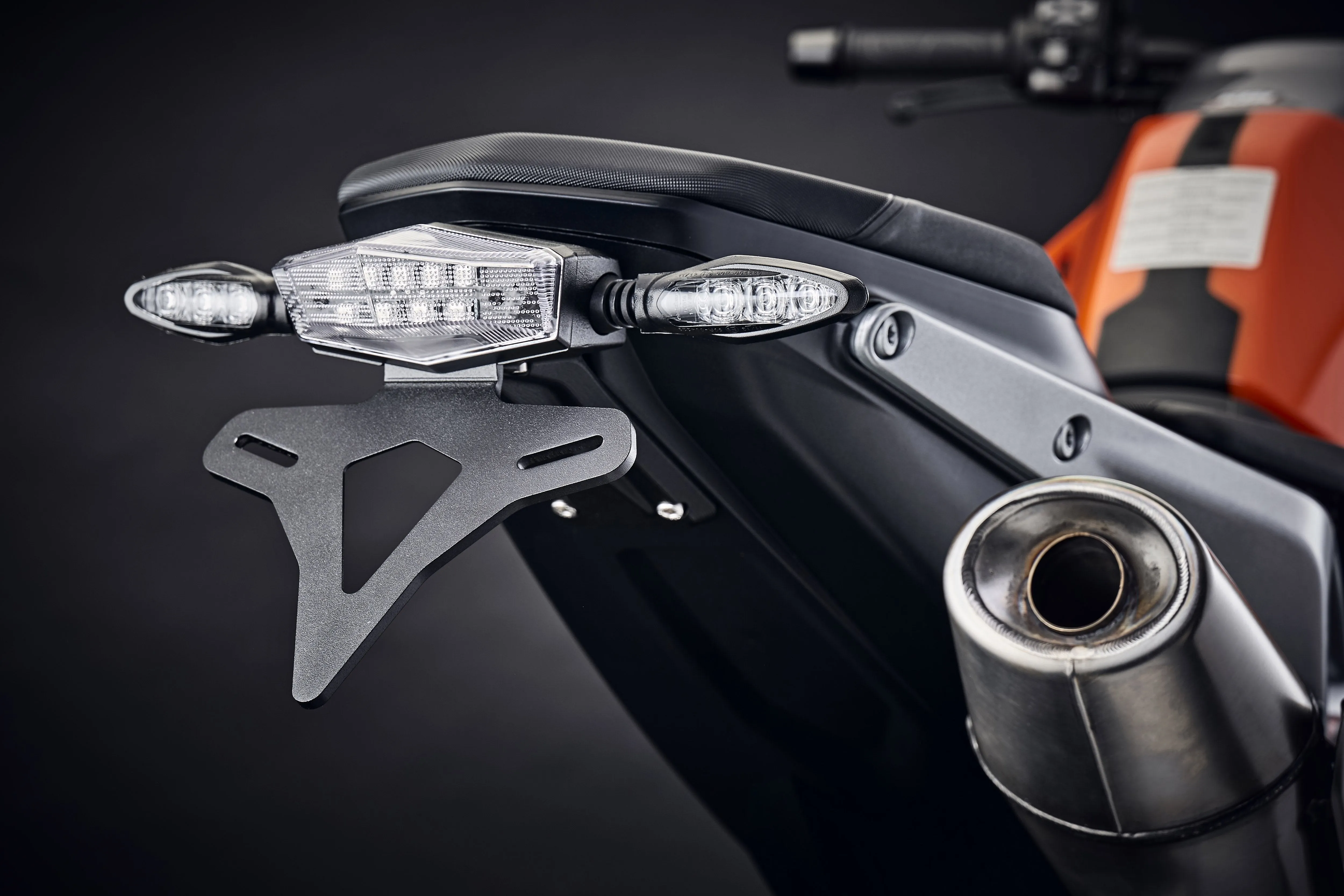 Evotech KTM 890 Duke GP Tail Tidy (2022 ) (Clear Rear Light)