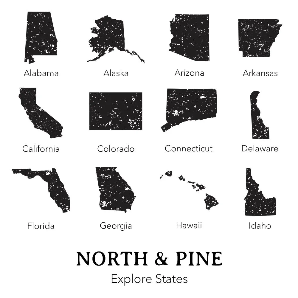 Explore State w/ City, State - Canvas Wine Bag
