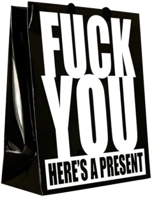 F You Here's a Present - Gift Bag