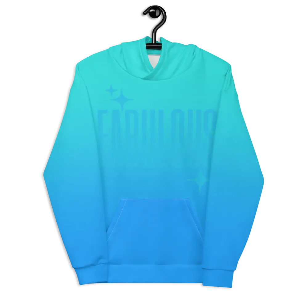 Fabulous Ghost Text Unisex Adult Hoodie