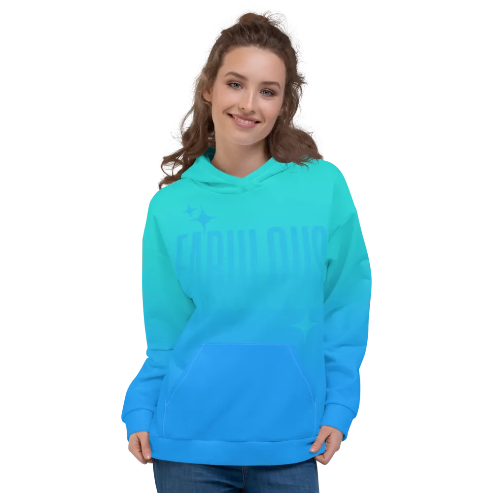 Fabulous Ghost Text Unisex Adult Hoodie