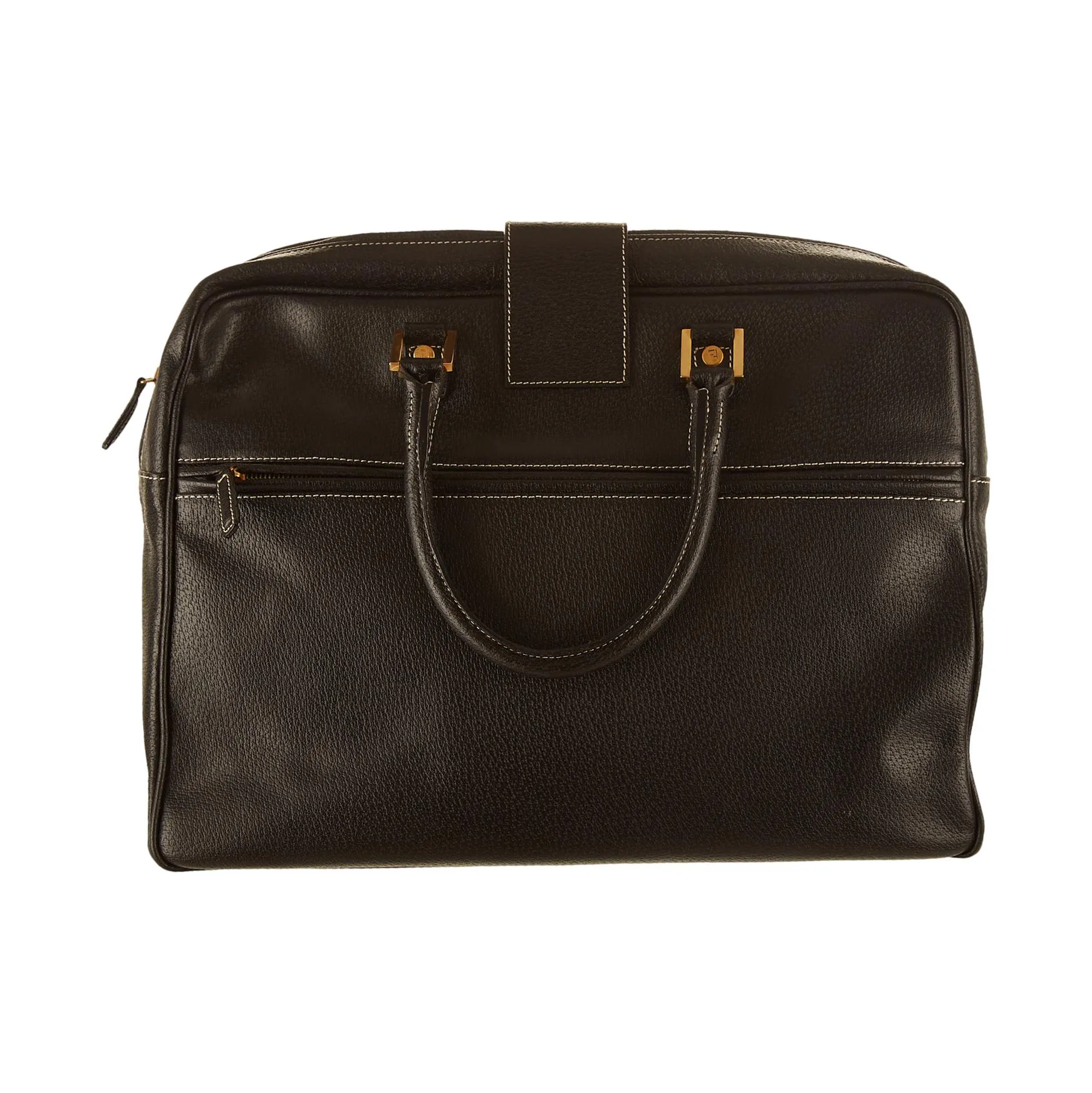 Fendi Black Top Handle Bag