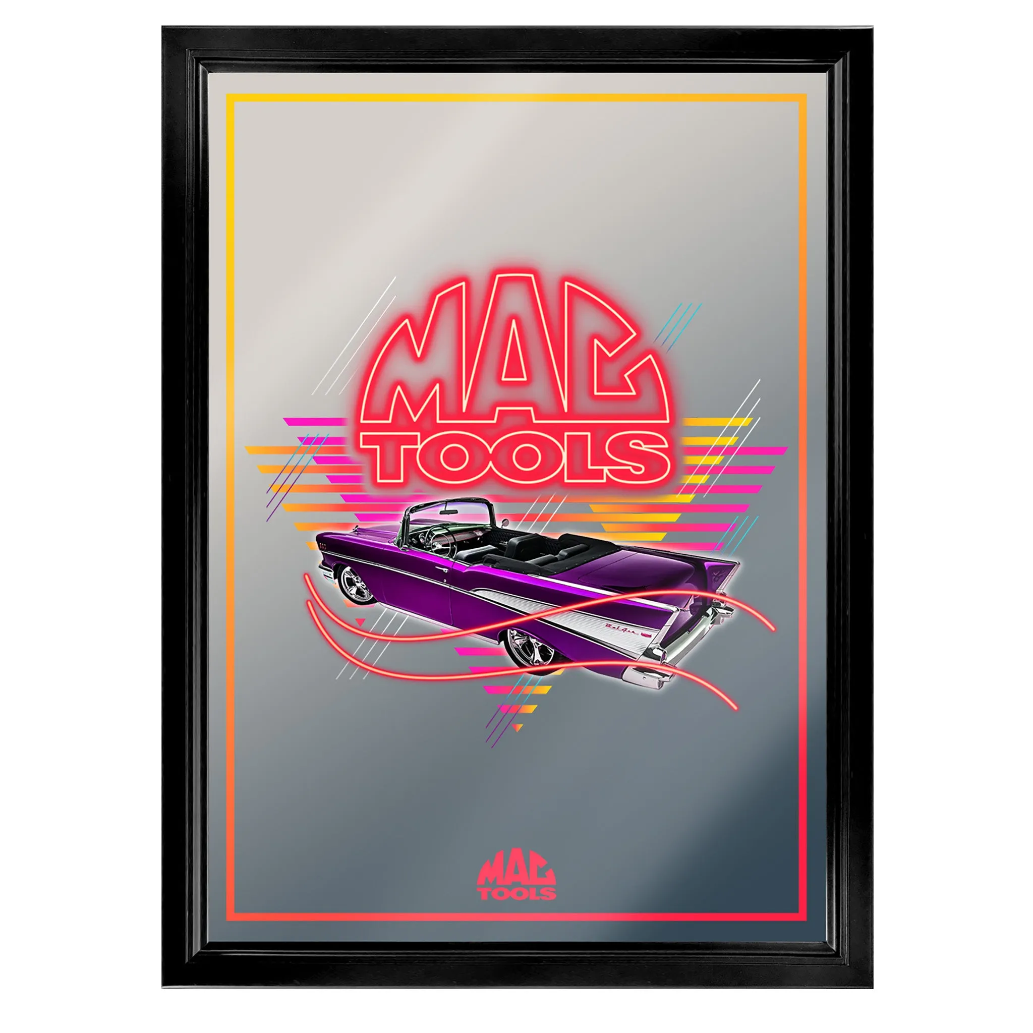 Fins & Neon Mirror