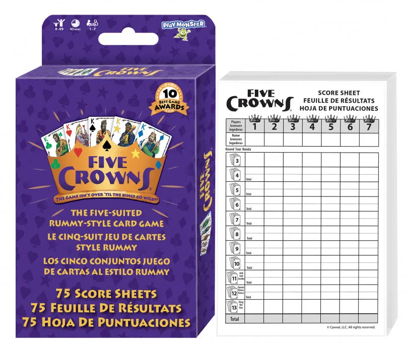 Five Crowns Scorepad