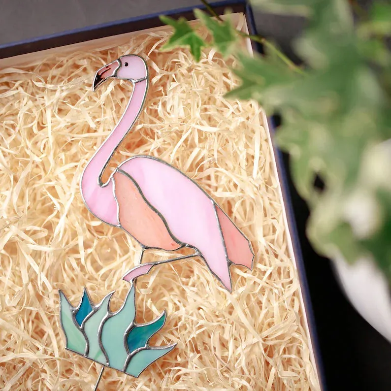 Flamingo Plant Stake