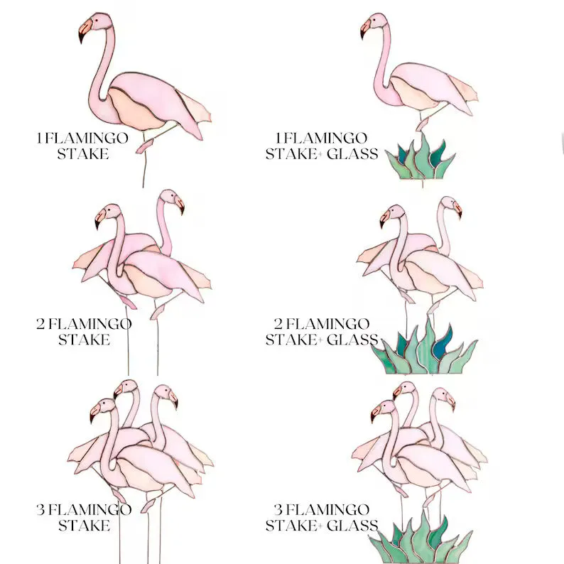 Flamingo Plant Stake