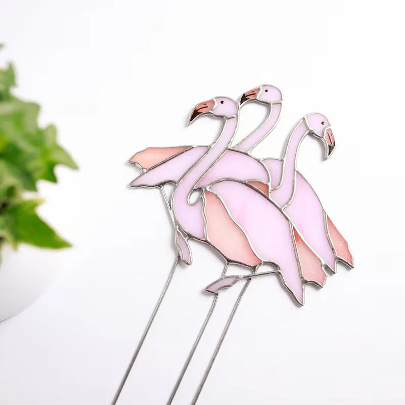 Flamingo Plant Stake