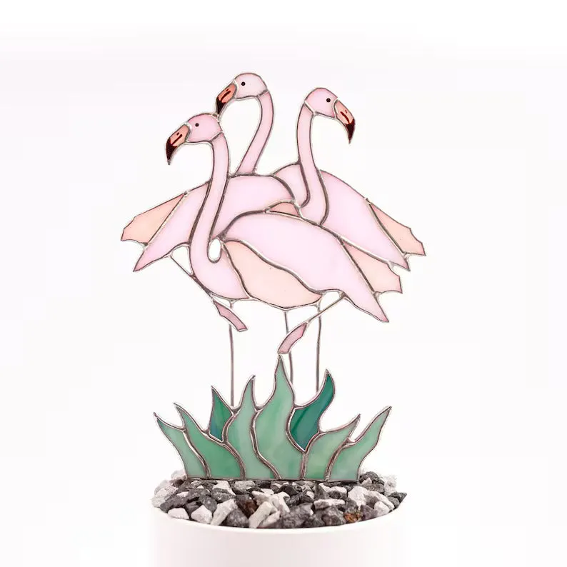 Flamingo Plant Stake