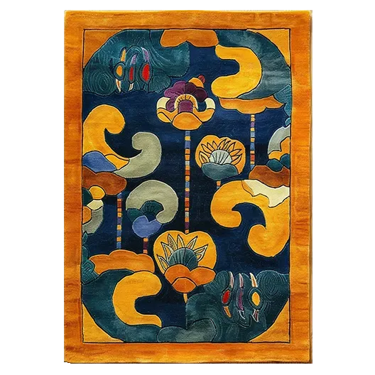 Floral Mirage Hand Tufted Viscose Rug