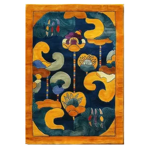 Floral Mirage Hand Tufted Viscose Rug